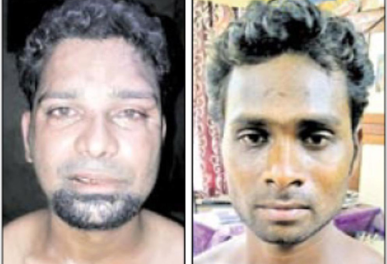 லாரி டிரைவர்களை கத்தியால் குத்தி செல்போன் பறித்த 2 பேர் கைது