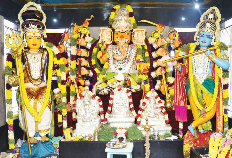 விநாயகர் சதுர்த்தியையொட்டி நாமக்கல் கோவில்களில் சிறப்பு பூஜை