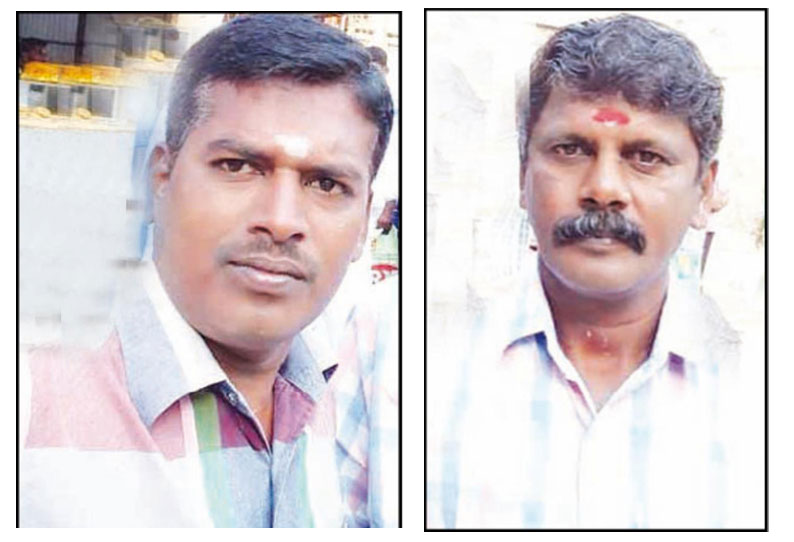 ஆவூர் அருகே மோட்டார் சைக்கிள் மீது லாரி மோதல்; 2 பேர் பலி