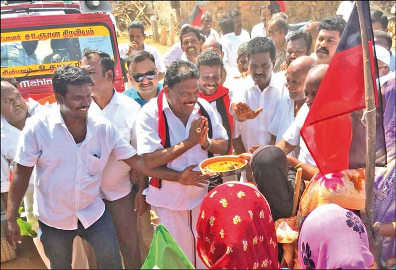 “விவசாயிகளுக்கு இலவச மின்சாரம் பெற்றுத்தந்த தி.மு.க.வுக்கு ஆதரவு தாருங்கள்” வேட்பாளர் ஞானதிரவியம் பிரசாரம்