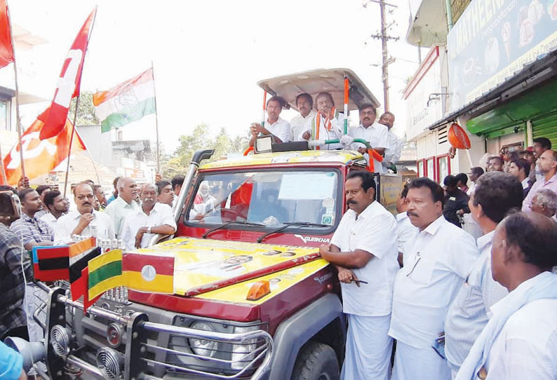 மத்தியில் ராகுல்காந்தி தலைமையில் ஆட்சி அமைந்ததும் மாணவர்களின் கல்விக்கடன் ரத்து செய்யப்படும் எச்.வசந்தகுமார் பிரசாரம்