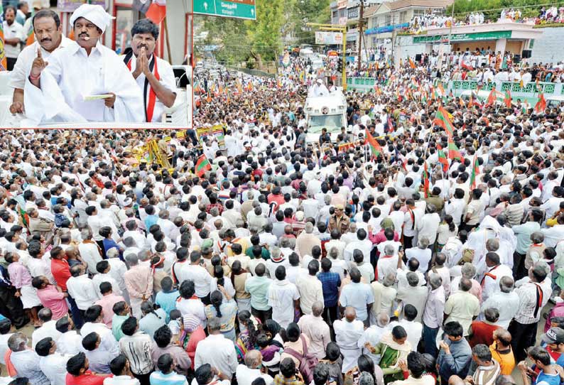 ஸ்பெக்ட்ரம் வழக்கில் சிறை சென்றவர்களுக்கு மீண்டும் போட்டியிட வாய்ப்பு கொடுத்துவிட்டு ஊழல் குற்றச்சாட்டு சுமத்த ஸ்டாலினுக்கு என்ன தகுதி இருக்கிறது? முதல்–அமைச்சர் எடப்பாடி பழனிசாமி தாக்கு