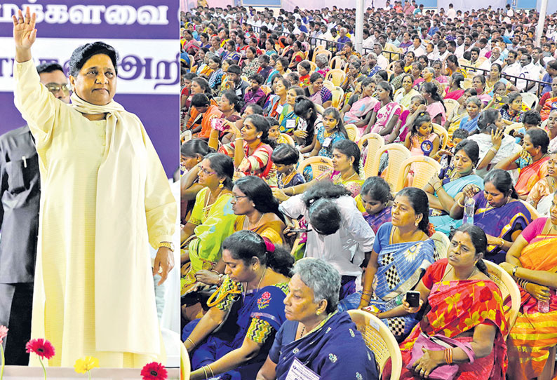 இரண்டுமே ஊழல் கட்சிகள் காங்கிரஸ் ஆட்சியில் போபர்ஸ்; பா.ஜ.க. ஆட்சியில் ரபேல் சென்னை தேர்தல் பிரசாரத்தில் மாயாவதி கடும் தாக்கு