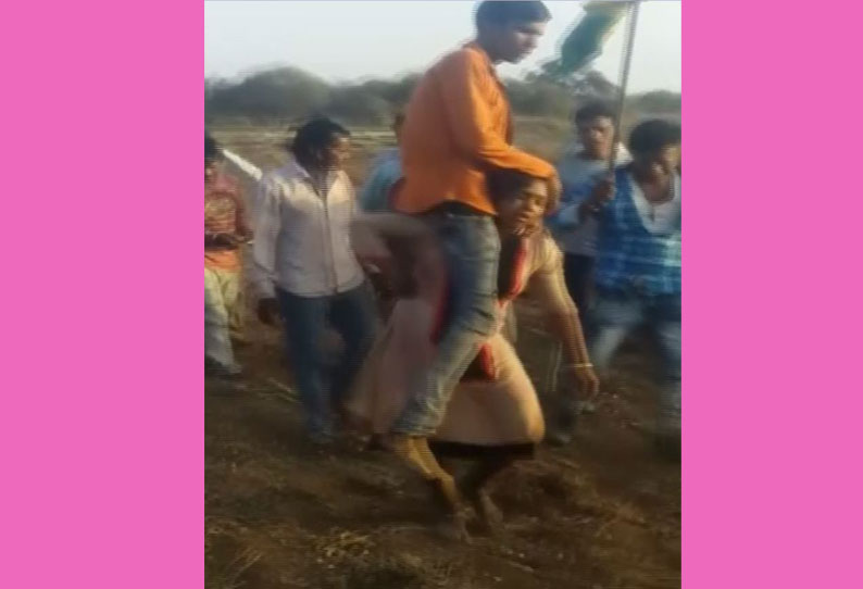 Woman Forced To Carry Husband On Shoulders As Punishment For Marrying Man Of Another Caste In Mp 