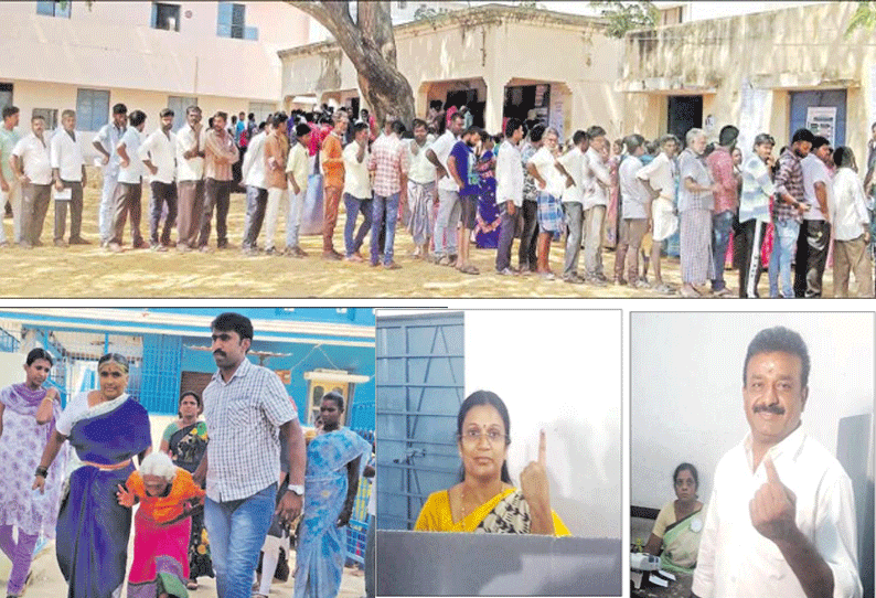 ஓசூர் சட்டமன்ற தொகுதியில் கொளுத்தும் வெயிலிலும் வரிசையில் நின்று வாக்களித்த பொதுமக்கள் ஓசூர் சட்டமன்ற தொகுதியில் கொளுத்தும் வெயிலிலும் வரிசையில் நின்று வாக்களித்த பொதுமக்கள்