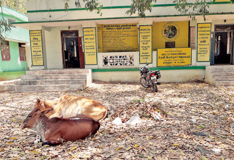 படப்பை வேளாண் உதவி இயக்குனர் அலுவலகம் எதிரே தேங்கி கிடக்கும் குப்பைகளை அகற்ற பொதுமக்கள் கோரிக்கை