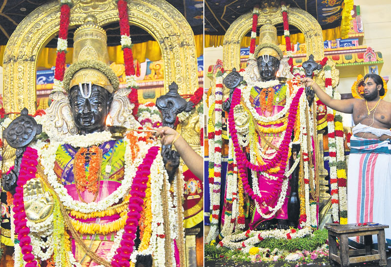 காஞ்சீபுரம் வரதராஜ பெருமாள் கோவிலில் அத்திவரதர் தரிசன விழா: அன்னதான நிதி  ரூ.25 லட்சம் சென்னை மாநகராட்சி வழங்கியது