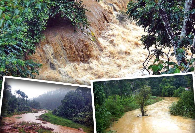 நீலகிரி மாவட்டத்தில் பலத்த மழை, ஆறுகளில் வெள்ளப்பெருக்கு