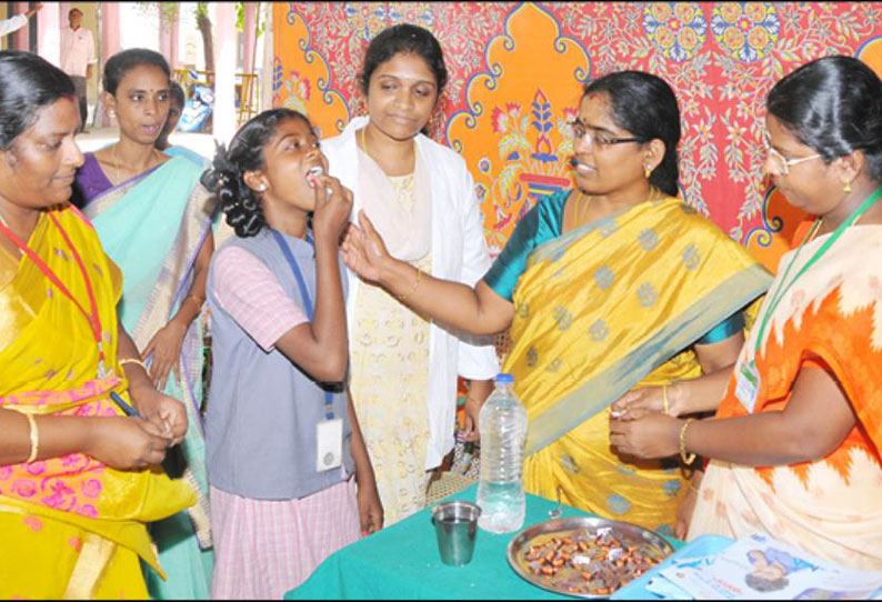 அரியலூர் மாவட்டத்தில் 2 லட்சம் குழந்தைகளுக்கு குடற்புழு நீக்க மாத்திரைகள் வருவாய் அதிகாரி தகவல்