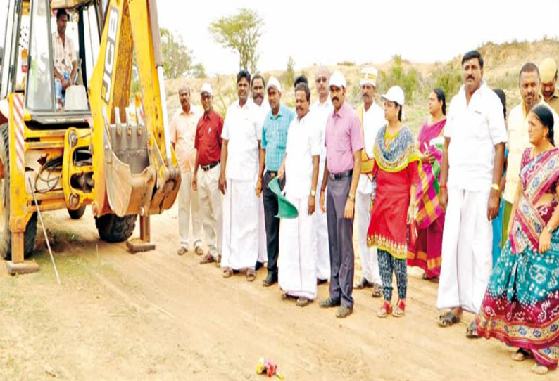 ரூ.35 கோடியில் குடிமராமத்து பணி; அமைச்சர் பாஸ்கரன் தொடங்கி வைத்தார்