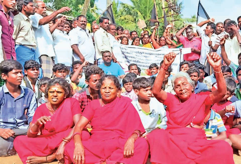 காஞ்சீபுரம் அருகே புதிதாக அமைய உள்ள விமான நிலையத்துக்கு கிராம மக்கள் எதிர்ப்பு