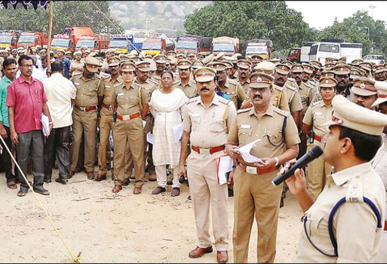 உள்ளாட்சி தேர்தலை முன்னிட்டு 2,660 போலீசார் பாதுகாப்பு பணியில் ஈடுபட உள்ளனர்