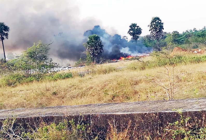 வாலாஜா அருகே, ஏரியில் கொட்டப்படும் குப்பைகள் - நடவடிக்கை எடுக்க பொதுமக்கள் கோரிக்கை