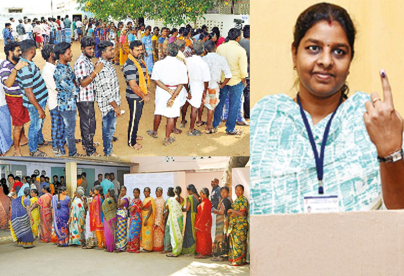 2-ம் கட்ட தேர்தல்: தேனி உள்பட 6 ஒன்றியங்களில் விறுவிறுப்பான வாக்குப்பதிவு - மக்கள் ஆர்வமுடன் வாக்களித்தனர்