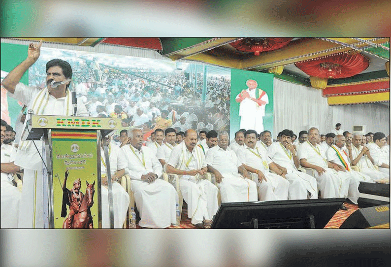 கொங்குநாடு மக்கள் தேசிய கட்சி இடம் பெறும் கூட்டணியே தேர்தலில் வெற்றிபெறும் மாநாட்டில் ஈ.ஆர்.ஈஸ்வரன் பேச்சு கொங்குநாடு மக்கள் தேசிய கட்சி இடம் பெறும் கூட்டணியே தேர்தலில் வெற்றிபெறும் மாநாட்டில் ஈ.ஆர்.ஈஸ்வரன் பேச்சு