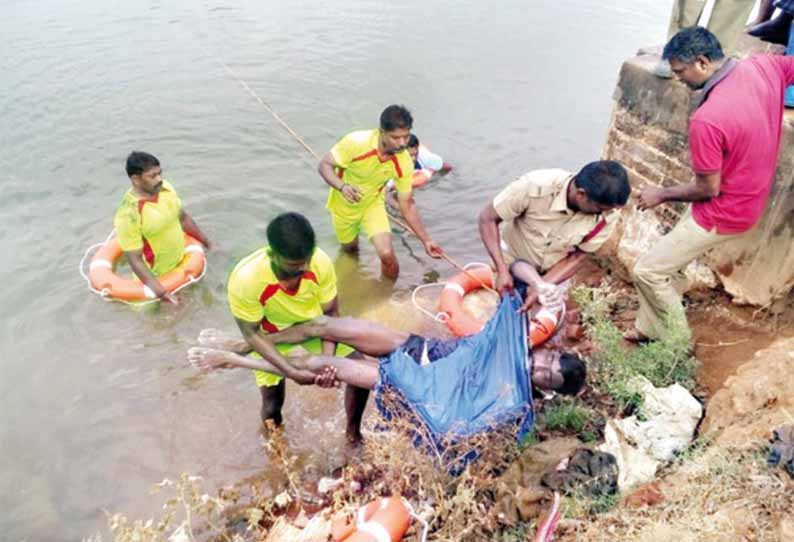 கூடலூரில் குளத்தில் மூழ்கி தொழிலாளி பலி