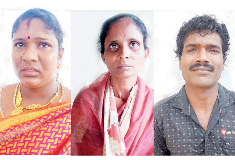 கன்னியாகுமரி வெங்கடாசலபதி கோவில் கும்பாபிஷேக விழாவில் நகை பறித்த 2 பெண்கள் உள்பட 3 பேர் கைது