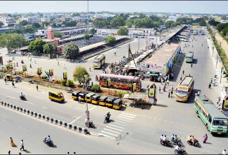 தொழிற்சங்கங்கள் வேலை நிறுத்தம், விழுப்புரத்தில் இருந்து புதுச்சேரிக்கு பஸ்கள் ஓடவில்லை