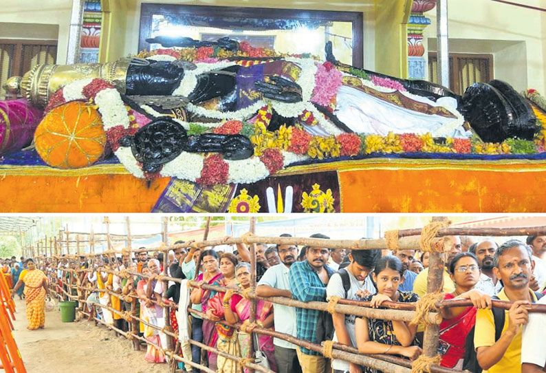 காஞ்சீபுரத்தில் அத்திவரதர் விழா 4 நாட்களில் 2 லட்சம் பக்தர்கள் தரிசனம்