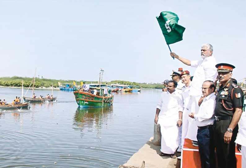 கடல் சாகச பயணம் மூலம் ராணுவ பயிற்சி கிடைக்கிறது - அமைச்சர் கமலக்கண்ணன் தகவல்