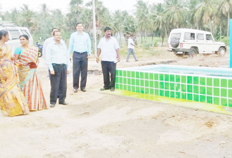 பரமத்தி, கபிலர்மலை, எருமப்பட்டி பகுதிகளில் மத்திய நீர் மேலாண்மை குழுவினர் ஆய்வு