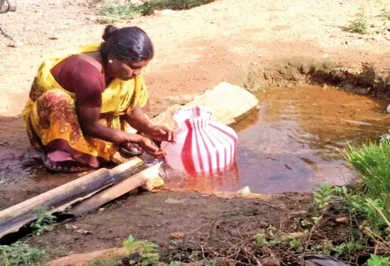 திருப்பரங்குன்றம் அருகே குழாய் உடைந்து வீணாகும் காவிரி கூட்டுக்குடிநீர்