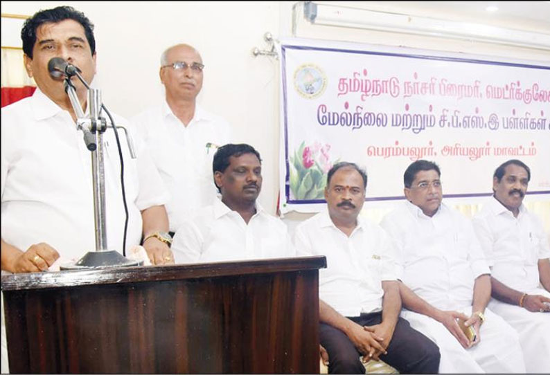 புதிய கல்வி கொள்கை திட்டத்தை வரவேற்கிறோம் தனியார் பள்ளிகள் சங்க பொதுச்செயலாளர் பேட்டி