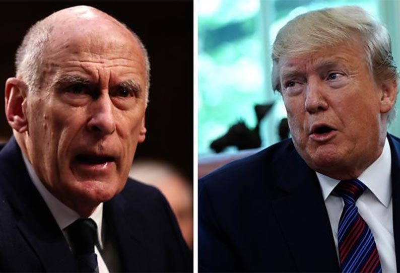 அமெரிக்க உளவுத்துறை தலைவர் திடீர் ராஜினாமா அமெரிக்க உளவுத்துறை தலைவர் திடீர் ராஜினாமா