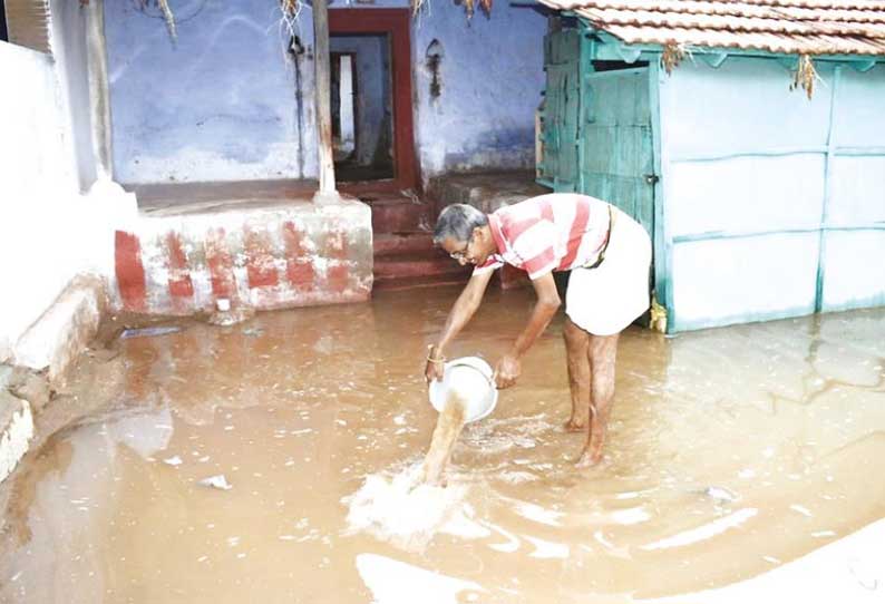 மடத்துக்குளம் பகுதியில் 2 மணி நேரம் பலத்த மழை