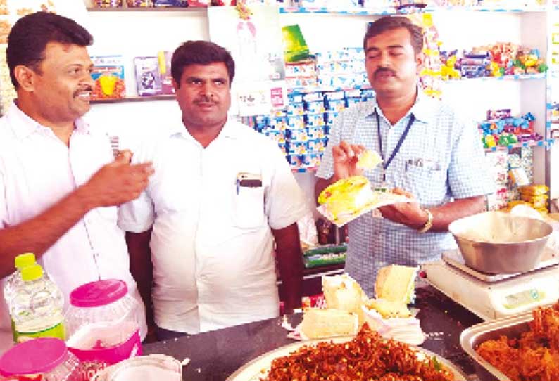 பிறந்தநாள் விழா கொண்டாட்டத்தின்போது கேக் சாப்பிட்ட மாணவிக்கு வாந்தி-பேதி; பேக்கரியில் விற்பனைக்கு வைத்திருந்த காலாவதியான உணவு பண்டங்கள் பறிமுதல்