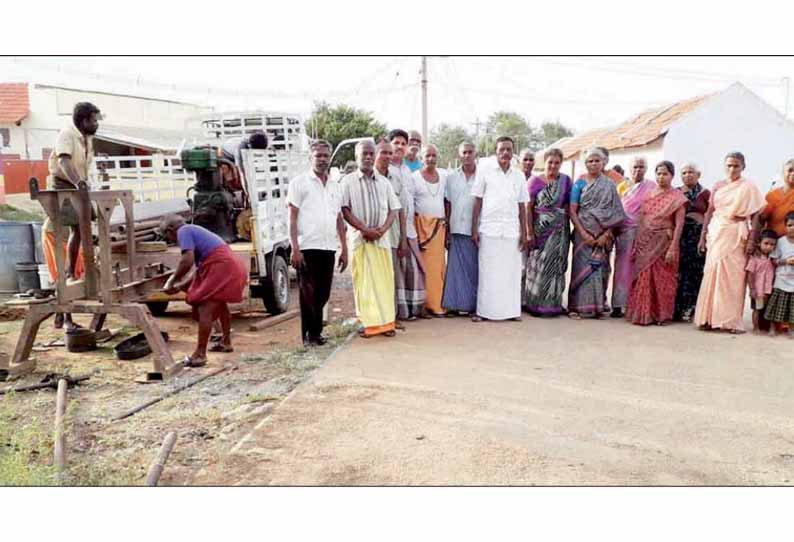 நல்லூர் அருகே, மண் ஆய்வு செய்ய வந்த வாகனத்தை சிறைபிடித்த பொதுமக்கள்