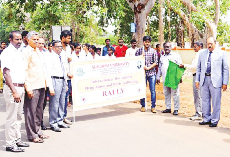 மாணவர்கள் போதைப்பொருள் தடுப்பு தூதுவர்களாக இருக்க வேண்டும் துணைவேந்தர் பேச்சு