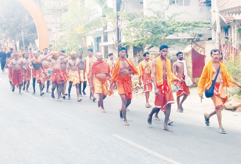 ‘கோவிந்தா... கோபாலா...’ பக்தி கோஷத்துடன் சிவாலய ஓட்டம் தொடங்கியது