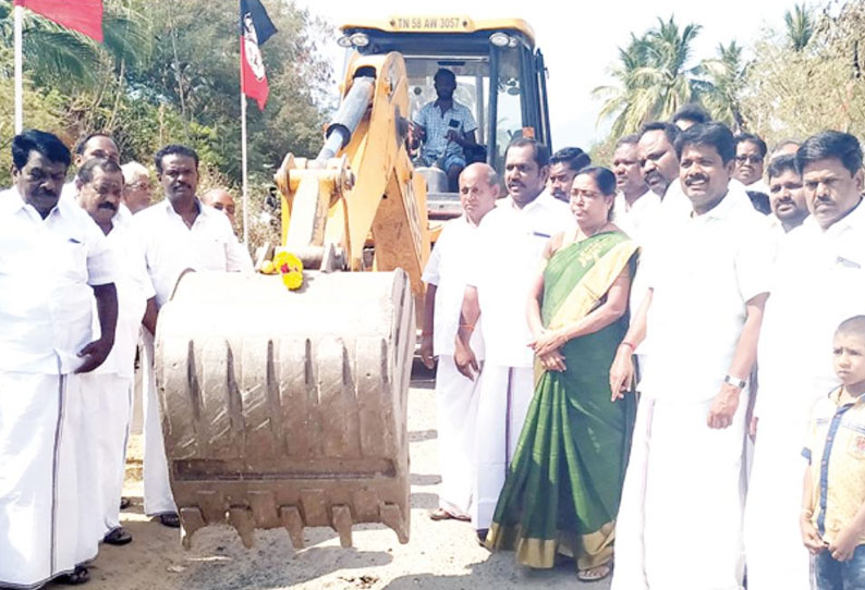 பெரம்பலூர், அரியலூர் மாவட்டங்களில் வளர்ச்சித்திட்ட பணிகள் எம்.எல்.ஏ.க்கள் தொடங்கி வைத்தனர்