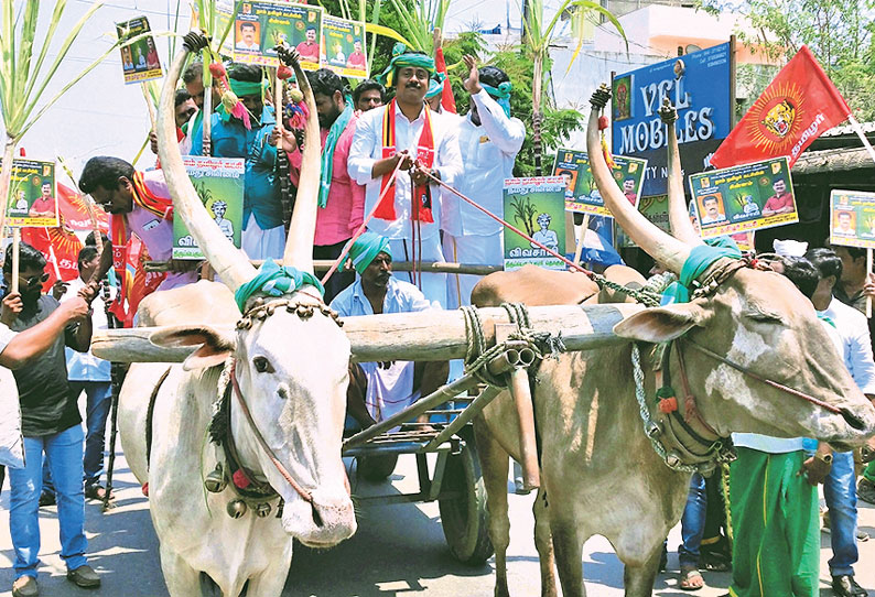 திருவள்ளூர் (தனி), ஸ்ரீபெரும்புதூர் நாடாளுமன்ற தொகுதிகளுக்கான நாம் தமிழர் கட்சி வேட்பாளர்கள் மனு தாக்கல்