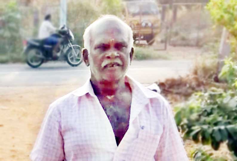 சிறுவர்கள் இடையே ஏற்பட்ட தகராறில் உருட்டு கட்டையால் அடித்து முதியவர் படுகொலை - கட்டிட மேஸ்திரி கைது