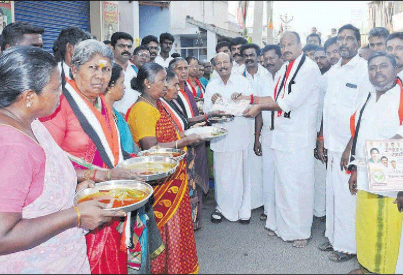 எடப்பாடி பகுதியில் அ.தி.மு.க. வேட்பாளர் தீவிர வாக்கு சேகரிப்பு