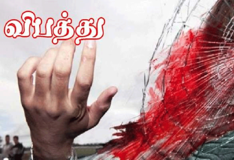 வெவ்வேறு விபத்துகளில் வடமாநில வாலிபர் உள்பட 2 பேர் பலி