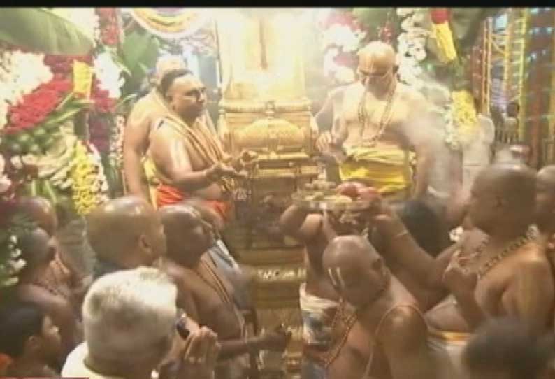 திருப்பதி பத்மாவதி தாயார் கோவிலில் பிரம்மோற்சவம் : ஏராளமான பக்தர்கள் தரிசனம் 201911231959118800_Brahmotsavam-at-the-Tirupati-Padmavathi-Mother-Temple_SECVPF