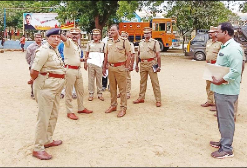 திருப்பத்தூர் மாவட்ட தொடக்க விழாவுக்கு, முதல்-அமைச்சர் வருவதையொட்டி பாதுகாப்பு பணியில் 2 ஆயிரம் போலீசார்