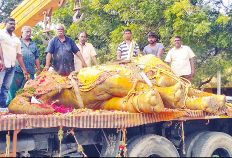 நோயால் அவதிப்பட்ட பவானி சங்கமேஸ்வரர் கோவில் வேதநாயகி யானை இறந்தது - பக்தர்கள் கண்ணீர் மல்க அஞ்சலி