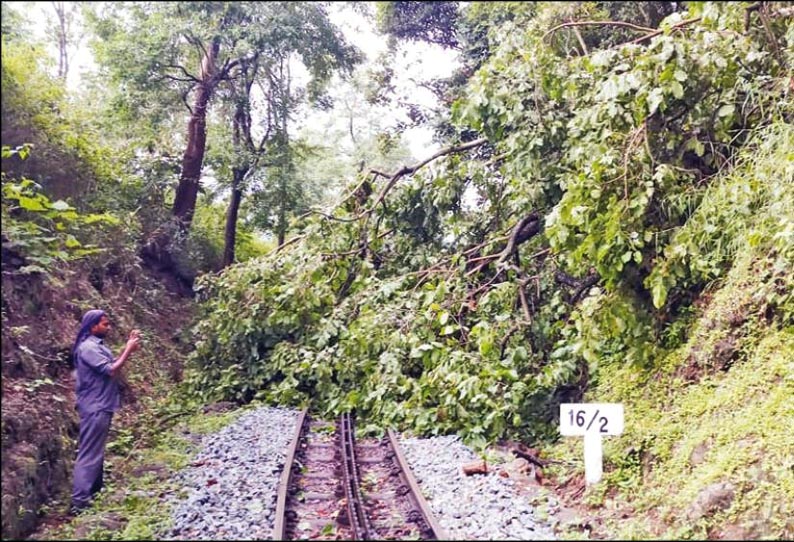 குன்னூர்-மேட்டுப்பாளையம் இடையே, நாளை மறுநாள் வரை மலைரெயில் போக்குவரத்து ரத்து