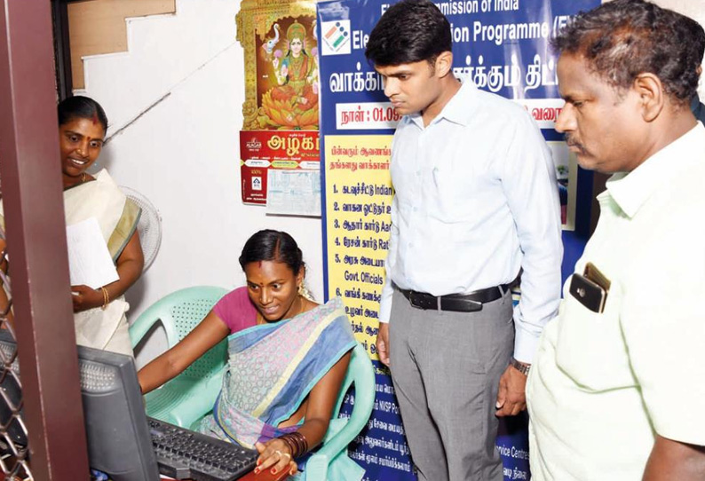 தூத்துக்குடியில் வாக்காளர் பட்டியலில் பெயர் சரிபார்ப்பதற்கான புதிய செயலி - கலெக்டர் சந்தீப் நந்தூரி தொடங்கி வைத்தார்