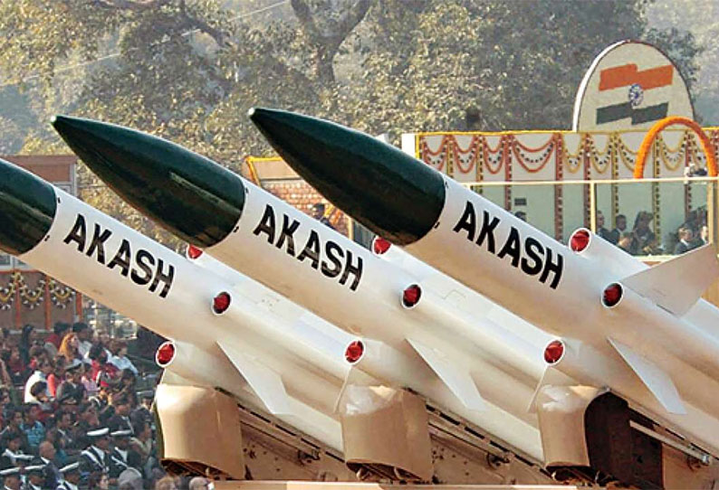 விமானப்படைக்கு ரூ.5 ஆயிரம் கோடி செலவில் ஆகாஷ் ஏவுகணைகள் - மத்திய அரசு ஒப்புதல் 201909052151345801_5000crores-akash-missiles-for-Air-Forcecentral-govt_SECVPF