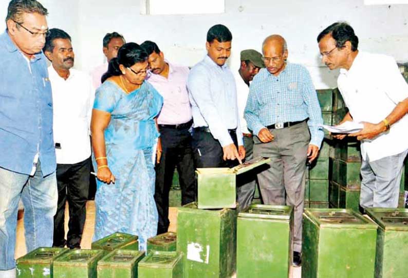 உள்ளாட்சி தேர்தல் முன்னேற்பாடு நடவடிக்கை - மாநில தேர்தல் ஆணையர் ஆய்வு