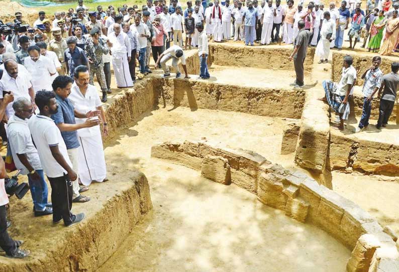 ஒட்டுமொத்த தமிழர்களுக்கும் பெருமை: கீழடியில் இருந்துதான் இந்திய வரலாறு தொடங்கியது நிரூபணம்; அகழாய்வு பணிகளை பார்வையிட்ட மு.க.ஸ்டாலின் பேட்டி