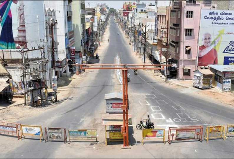 ஈரோடு மாநகரப்பகுதியில் வாகனங்கள் செல்ல தடை; மேட்டூர் ரோடு முற்றிலும் மூடப்பட்டது