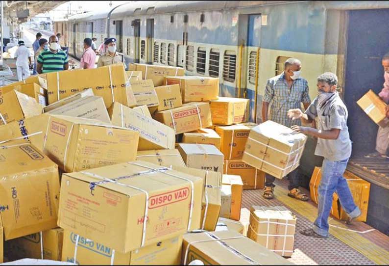 மதுரை-நாகர்கோவில் இடையே தினமும் இயக்கப்படும் பார்சல் சிறப்பு ரெயில்களில் அனுப்ப வேண்டிய பொருட்கள் என்னென்ன?