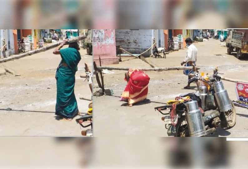 திருச்சி மாநகரில் கொரோனாவால் தடை செய்யப்பட்ட பகுதிகளுக்குள் சென்று வரும் பொதுமக்களால் பீதி