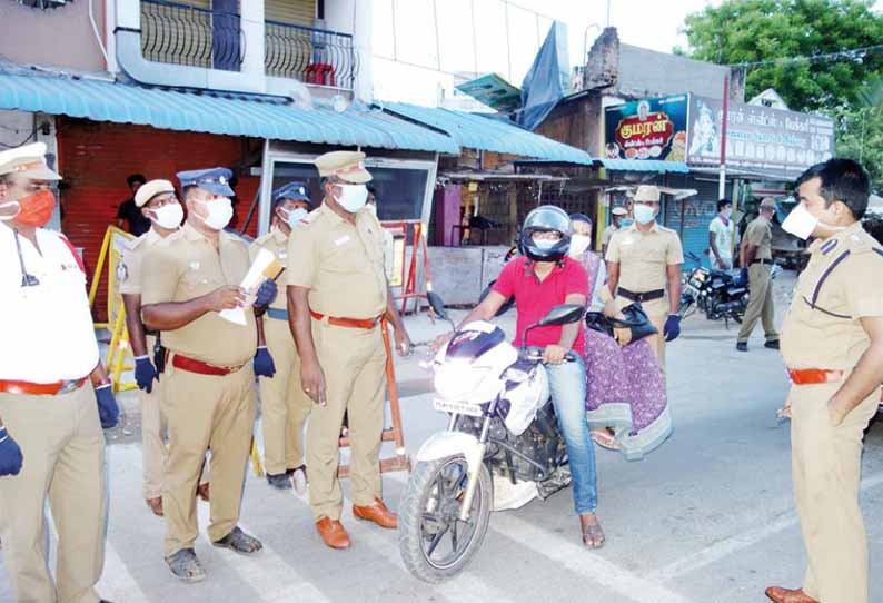 ஊரடங்கு உத்தரவை மீறியதாக 3500-க்கும் மேற்பட்ட வழக்குகள் பதிவு - குடியாத்தத்தில் போலீஸ் சூப்பிரண்டு பேட்டி